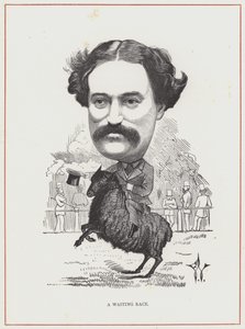 Edmund Yates by Frederick Waddy