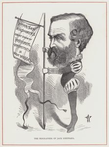 Harrison Ainsworth, biographer of Jack Sheppard by Frederick Waddy