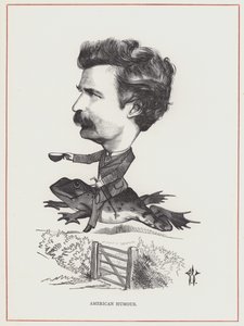 Mark Twain by Frederick Waddy