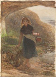 The Mussel Gatherer by Frederick Walker