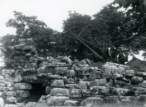 Building of the Eland Antelope Paddock at London Zoo, June 1924 by Frederick William Bond