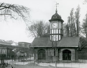 The Camel House, London Zoo by Frederick William Bond