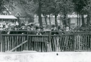 The King of Italy, Victor Emmanuel III, Visiting London Zoo in 1924 by Frederick William Bond