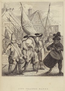 City Trained Bands: satire on the militias associated with the City of London and the panic generated by the 1745 Jacobite Rebellion