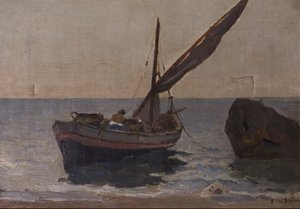 Boats on the Shore by Frederick William Jackson