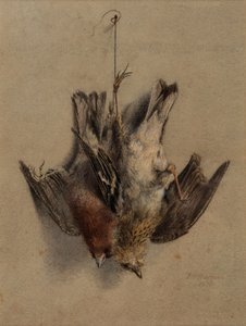 Still Life, Larks by Frederick William Jackson