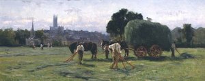 Raking the Hay by Frederick William Newton Whitehead