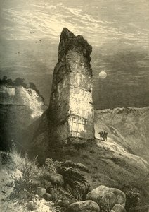 Monument Rock, Echo Canyon, 1874
