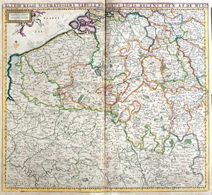 Belgium, Luxembourg, Netherlands by Frederick de Wit