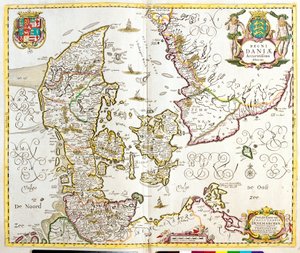 Map of the Kingdom of Denmark by Frederick de Wit