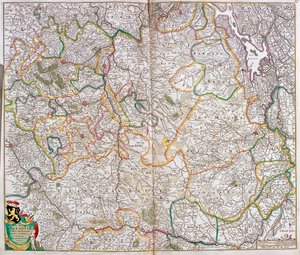 South Holland, North Brabant, Flemish Region, Wallonia, Brussels Region, Limburg, Netherlands, Belgium by Frederick de Wit