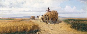 Wheatfield, circa 1868, by Federico Rossano by Frederico Rossano