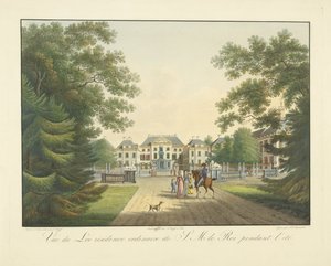 View of Palace Het Loo by Frederik Christiaan Bierweiler