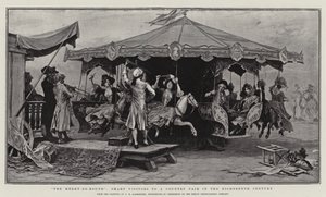 The Merry-go-Round, Smart Visitors to a Country Fair in the Eighteenth Century