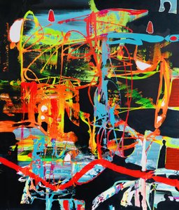Vibrant Urban Abstract