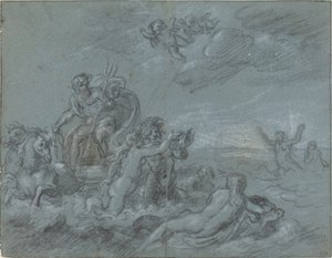 The Triumph of Neptune by French 18th Century