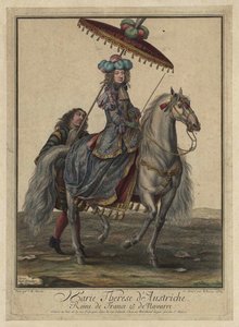 Maria Theresa of Spain 1638-1683, Queen Consort of France and Navarre, 1682 by French Master