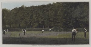 A game of lawn tennis at the Lycee Michelet, Vanves, Paris