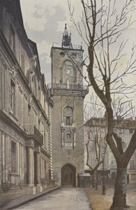 Aix, Town Hall and Belfry by French Photographer