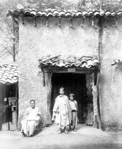 An Example of Kabyle House, Paris Exhibition, 1889 by French Photographer
