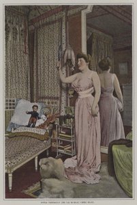 Anna Thibault, French Singer at La Scala, Paris, at Home by French Photographer