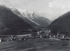 Argentieres and Mont-Blanc
