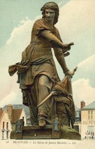 Beauvais, statue of Jeanne Hachette by French Photographer