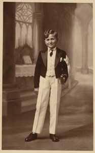 Boy Attending First Communion