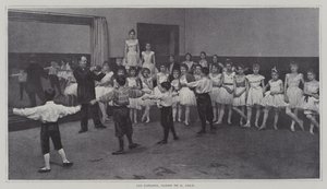 Boys in a ballet class by French Photographer