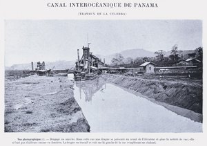 Canal Interoceanique De Panama, Travaux De La Culebra by French Photographer