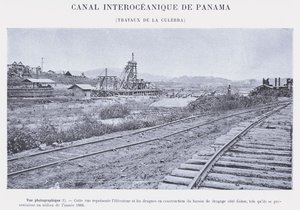 Canal Interoceanique De Panama, Travaux De La Culebra by French Photographer