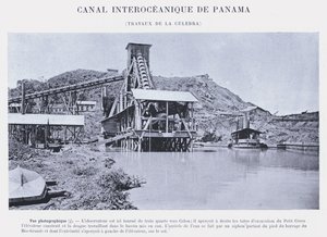 Canal Interoceanique De Panama, Travaux De La Culebra by French Photographer