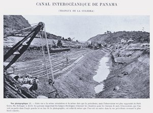 Interoceanic Canal of Panama, Works of the Culebra by French Photographer