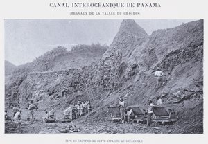Interoceanic Canal of Panama, Works of the Chagres Valley by French Photographer