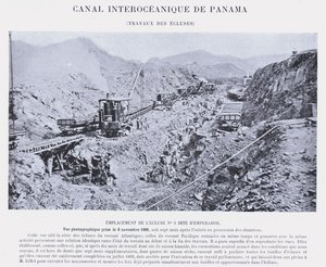 Canal Interoceanique De Panama, Travaux Des Ecluses by French Photographer