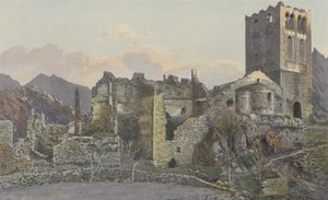 Casteil, Ruins of the Old Monastery of St-Martin-du-Canigou