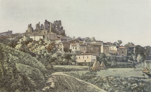 Chabrillan, General View and Ruins of the Castle by French Photographer