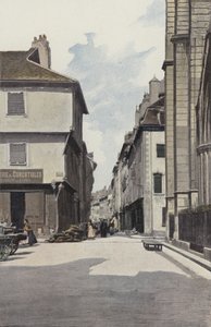 Chalon-sur-Saone, Fevres Street by French Photographer