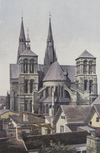 Chalons-sur-Marne, Notre-Dame Church, East View by French Photographer