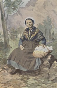 Chambery, Peasant Woman from the Surroundings by French Photographer