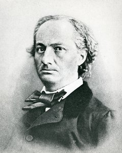 Charles Baudelaire (1821-67) by French Photographer
