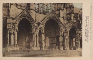 Chartres, Eure-et-Loir, Cathédrale, Porche Ensemble by French Photographer