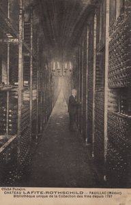 Chateau Lafite-Rothschild, Pauillac, Medoc, Library of collection of wines since 1797 by French Photographer