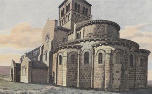 Chatel-Montagne, Church, Southeast View by French Photographer