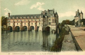Chenonceaux, Le Chateau, Eastern Facade by French Photographer