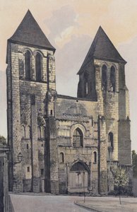Chinon, Saint-Mexme Church, West Facade
