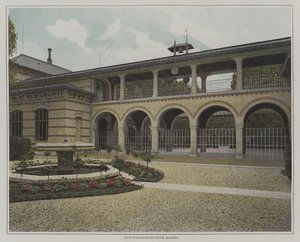 Courtyard of the Lycee Moliere, Paris