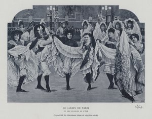 Dancers at the Jardin de Paris by French Photographer