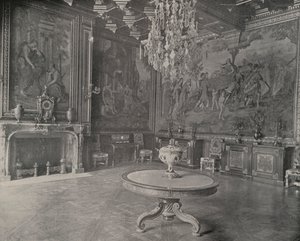 Drawing Room, Palace of Fontainebleau by French Photographer