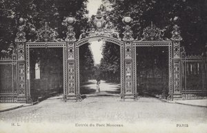 Entrance, Parc Monceau, Paris by French Photographer